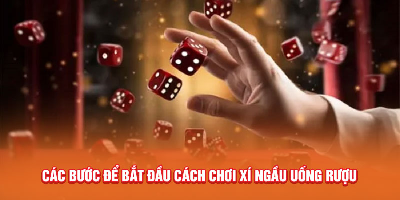 Các bước để bắt đầu cách chơi xí ngầu uống rượu